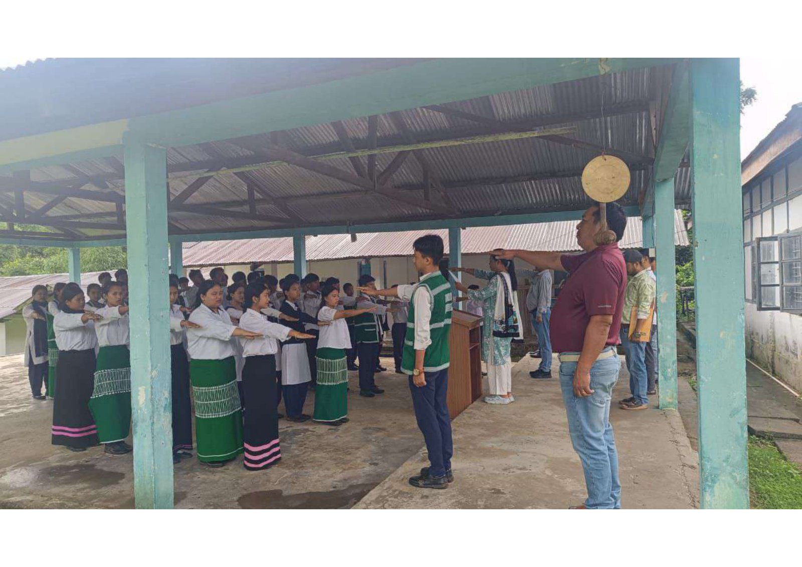 Pledge Against Tobacco activity at school